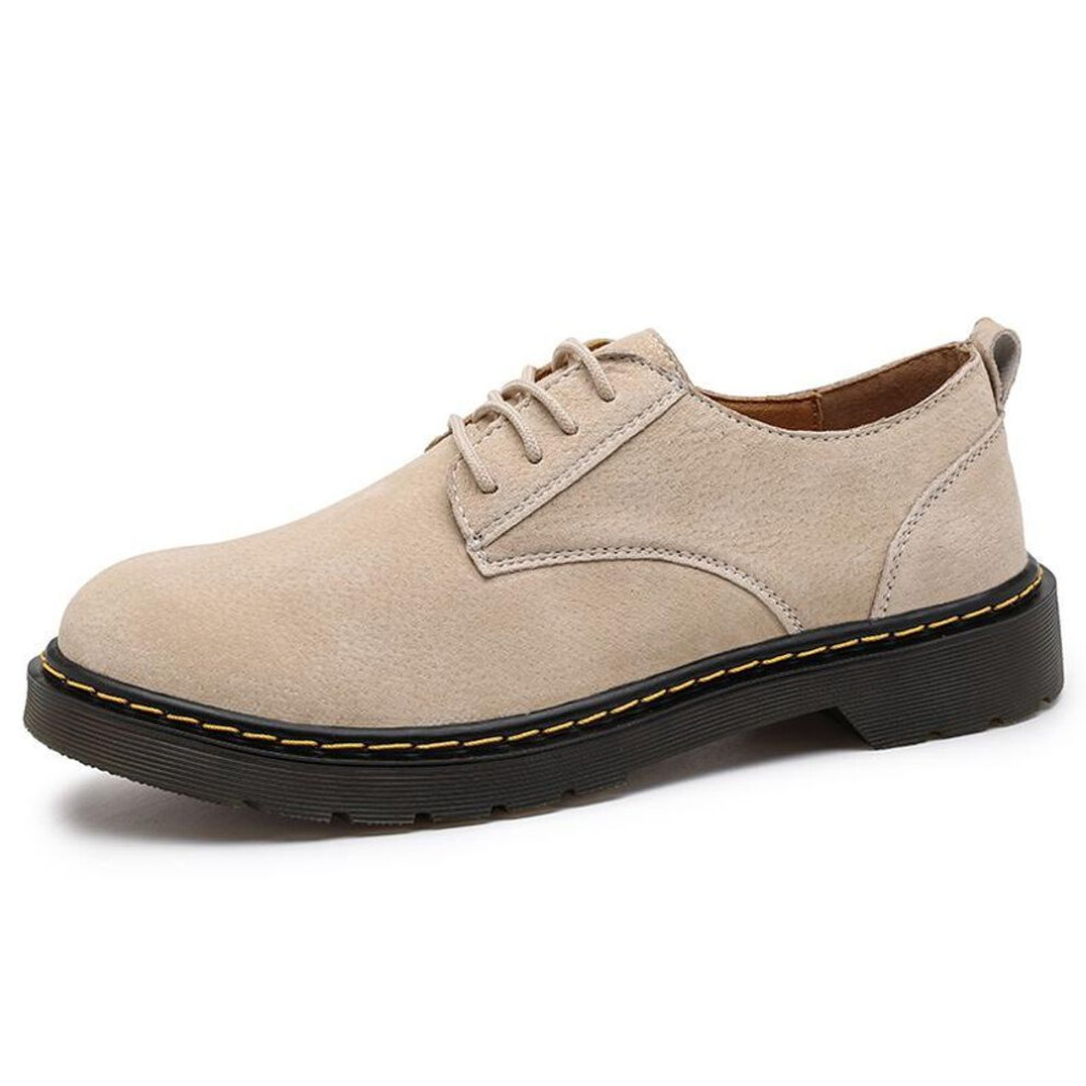 (sand, 39) Classic Suede Leather Oxford Shoes For Men Flats Comfortable Casual Shoes Moccasins Men Footwear