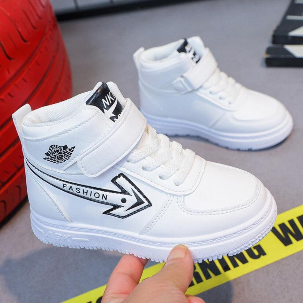 (white, 32) Children  High Top Sports Sneakers Baby Girls Toddlers Boys Fashion Kids  Casual Shoes Outdoor Running Shoes