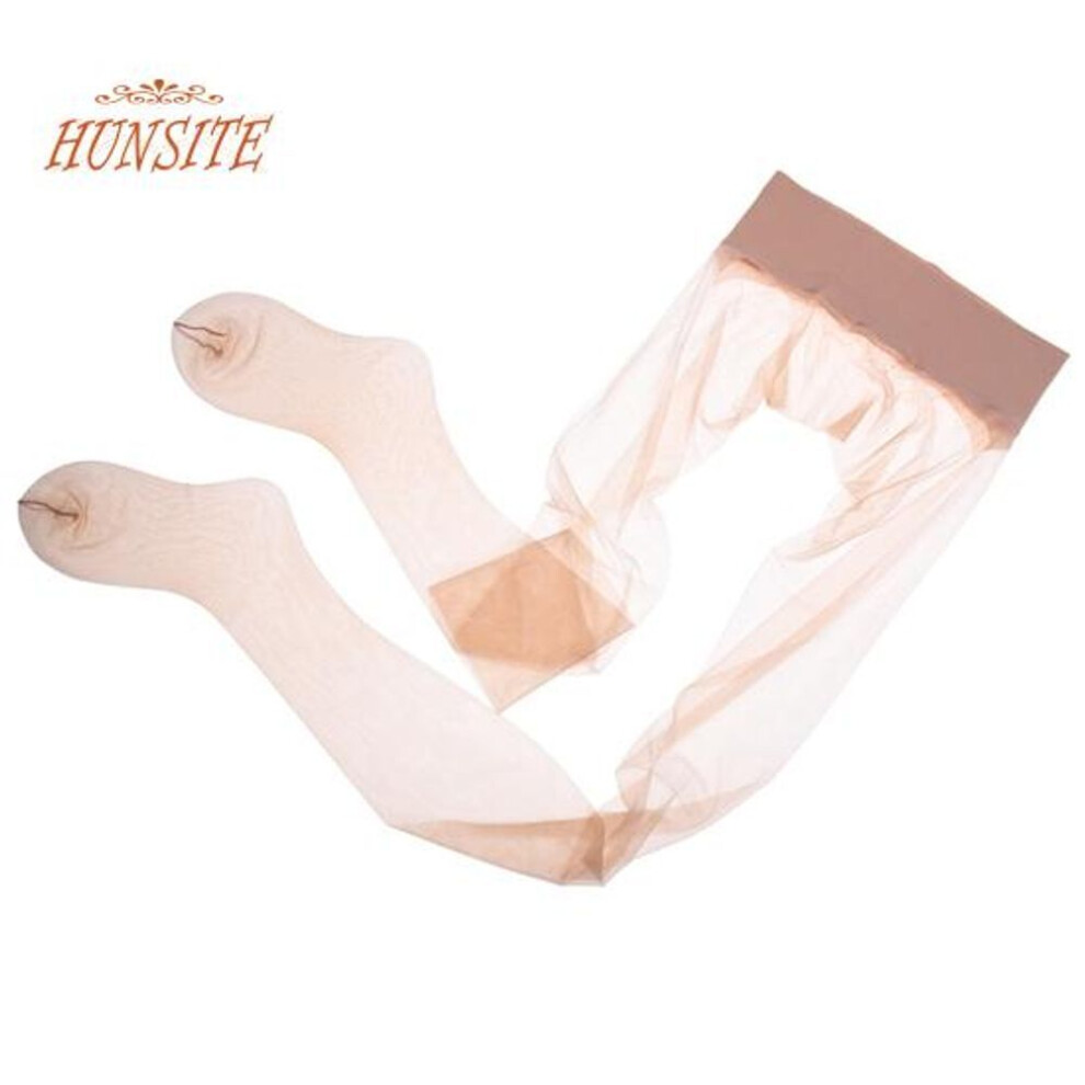 (champagne) Tights Transparent Stocking Women Seamless Pantyhose Ultra-thin Nylon Tights Solid Color Smooth Sheer To Toe Stockings Female Low Waist Tights