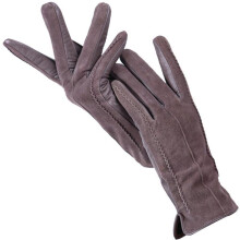 (pink, 8) Good quality Women's Leather Gloves color winter genuine suede 50% genuine leather 50% women's gloves