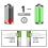 12800mAh AA USB Rechargeable Battery 1.5V  Li-ion Battery 2Pack 3