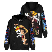 (as the picture, S) Anime ONE PIECE Men Women Monkey D. Luffy Hoodies Autumn Casual Pullover Sweats Hoodie Fashion Hip Hop Sweatshirt Clothes