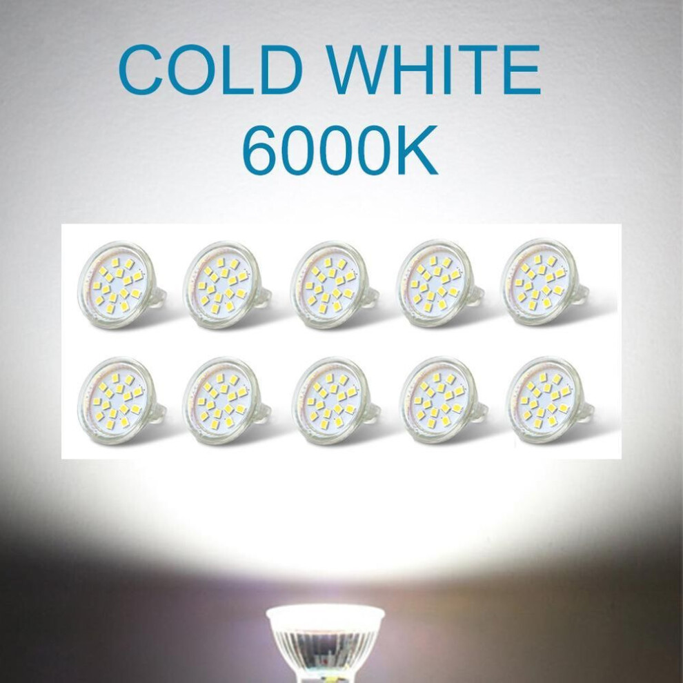 (cool white) 10pcs MR11 Led Bulb AC12V 3W NO Flicker 120 Degree 2835smd 15leds GU4 Mini Spotlight Light For Living Room Replace Halogen Light