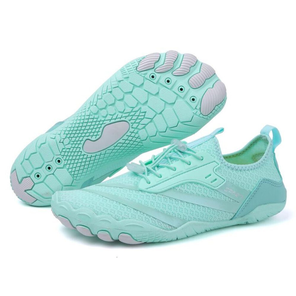 (moonstone blue, 41) Water Shoes For Men Women Beach Aqua Shoes Swimming Sandals Drainage Wading Sports Shoes Quick Dry Boating Barefoot Yoga Gym Fishing Surfing Sneakers