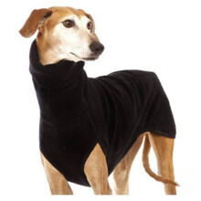 (black, 5XL) Pet Dog Winter High Collar Jumper Sweater Greyhound Whippet Clothes Lurcher Coat