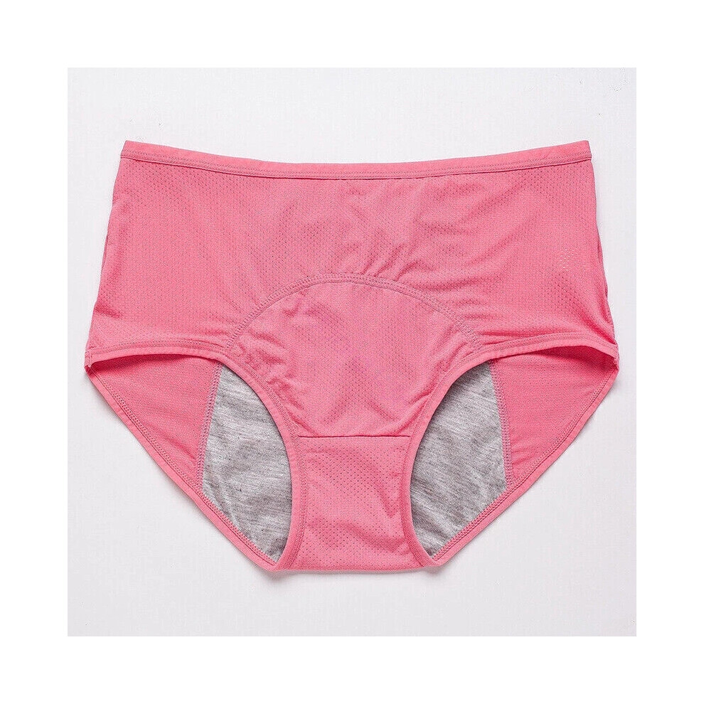 Pink (, 2XL) 5Pcs Leakproof Underwear Women Incontinence Leak Proof Protective Pant