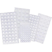 Rubber Feet Bumper Pads - 214 Pcs Clear Adhesive Silicone Bumper Pads
