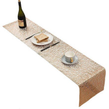 PVC bird's nest running table insulation table mat, restaurant home hollow hot stamping Western food mat