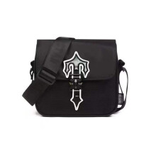 Bolsa Carteiro Unissex Trapstar Bolsa Carteiro Fashion Bolsa Oxford Tecido Hip Hop