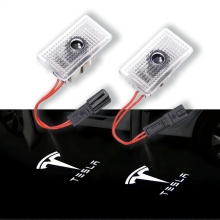 peças de luz de projetor de logotipo de porta, luz de boas-vindas, luz de degrau compatível com Tesla Modelo 3 Modelo Y Modelo S Modelo X, l
