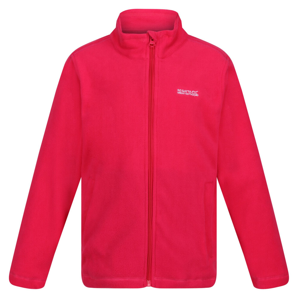 (5-6 Years, Pink Potion) Regatta Great Outdoors Childrens/Kids King II Lightweight Full Zip Fleece Jacket