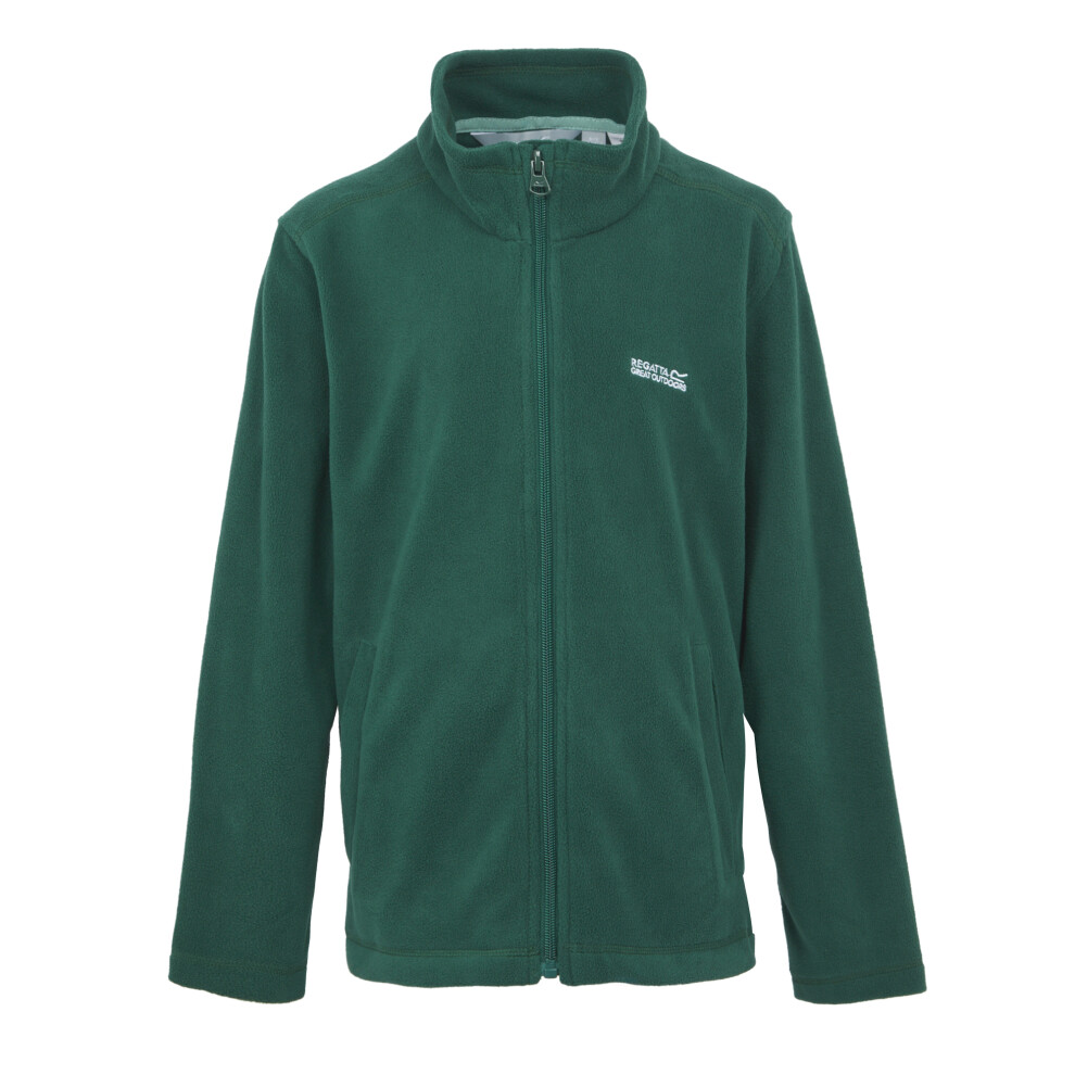 (11-12 Years, Rainforest) Regatta Great Outdoors Childrens/Kids King II Lightweight Full Zip Fleece Jacket