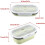 Collapsible Silicone Food Storage Container, Leftover Meal Box for Kitchen, Bento Lunch Boxes 4