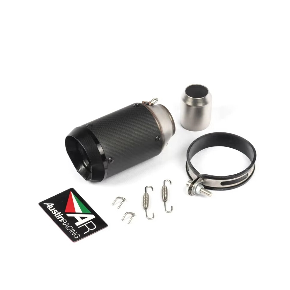 51Mm Universal Slip On Motorcycle Gp Exhaust Cnc Carbon Fiber Escape Muffler For Kawasaki Z900 Fz6 Rc390 S1000xr 6990247078136