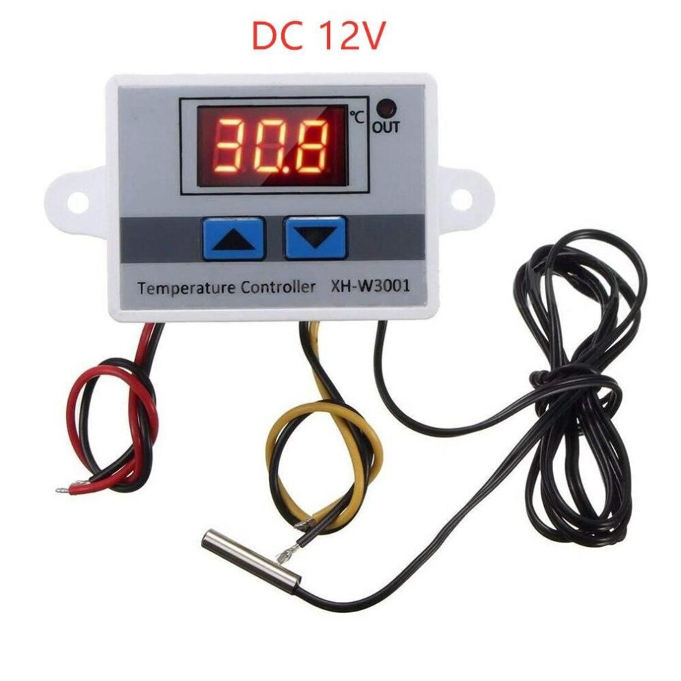 (DC 12V) XH-W3001 Digital Control Temperature Microcomputer Thermostat Switch Thermometer New Thermoregulator 12/24/220V