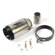 51mm Universal Slip On Motorcycle GP Exhaust CNC Carbon Fiber Escape Muffler For Kawasaki Z900 FZ6 RC390 S1000XR