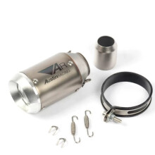 51mm Universal Slip On Motorcycle GP Exhaust CNC Carbon Fiber Escape Muffler For Kawasaki Z900 FZ6 RC390 S1000XR
