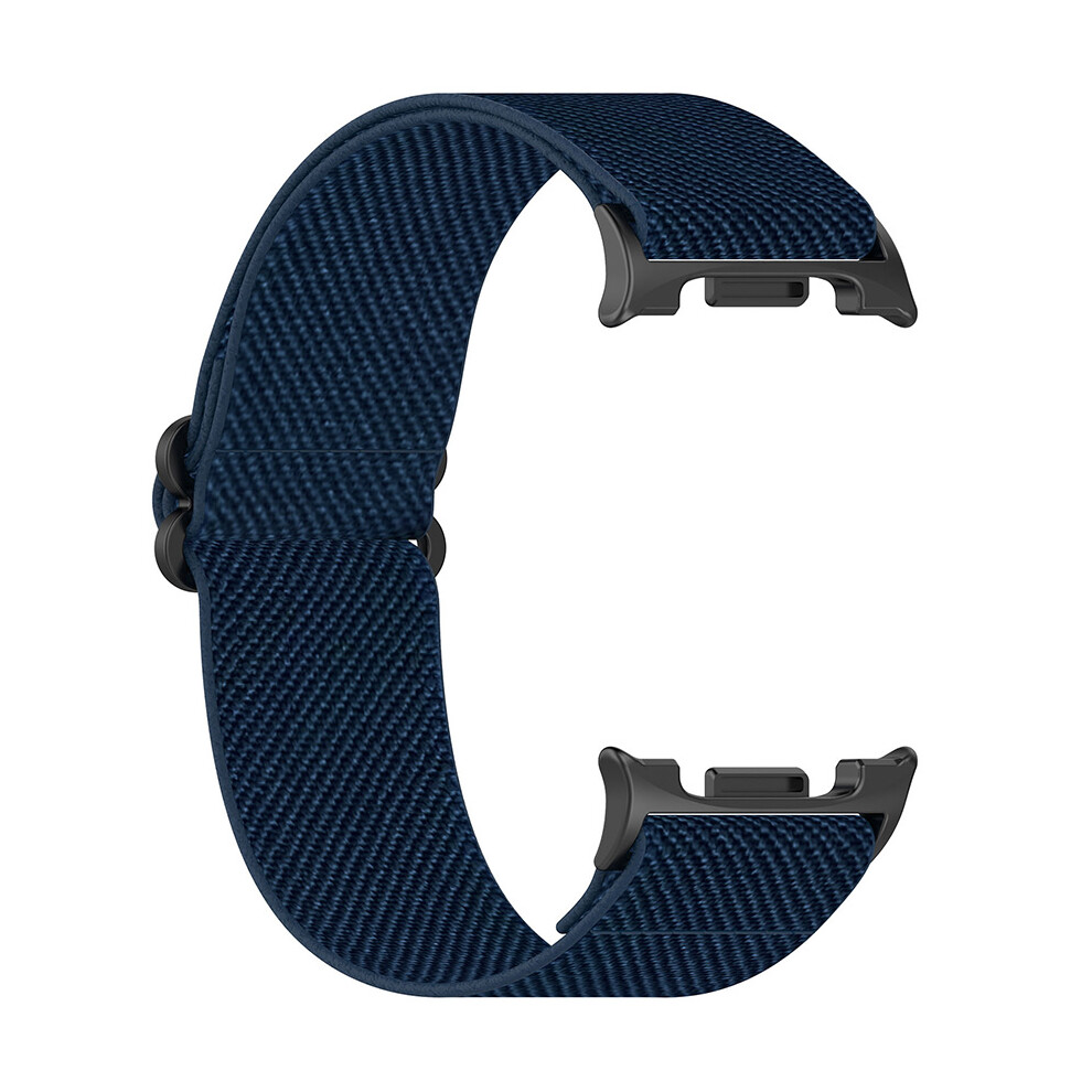 Elastic Nylon Watch Strap For Samsung Galaxy Watch8 40Mm/44Mm/Classic (Midnight ) Blue 688249432341