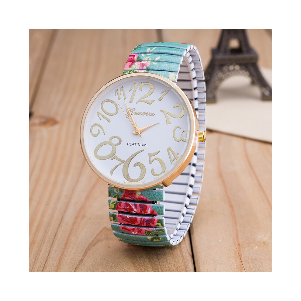 (vert) Nouvelles montres pour femmes de marque de luxe célèbre grand cadran montre de printemps femmes