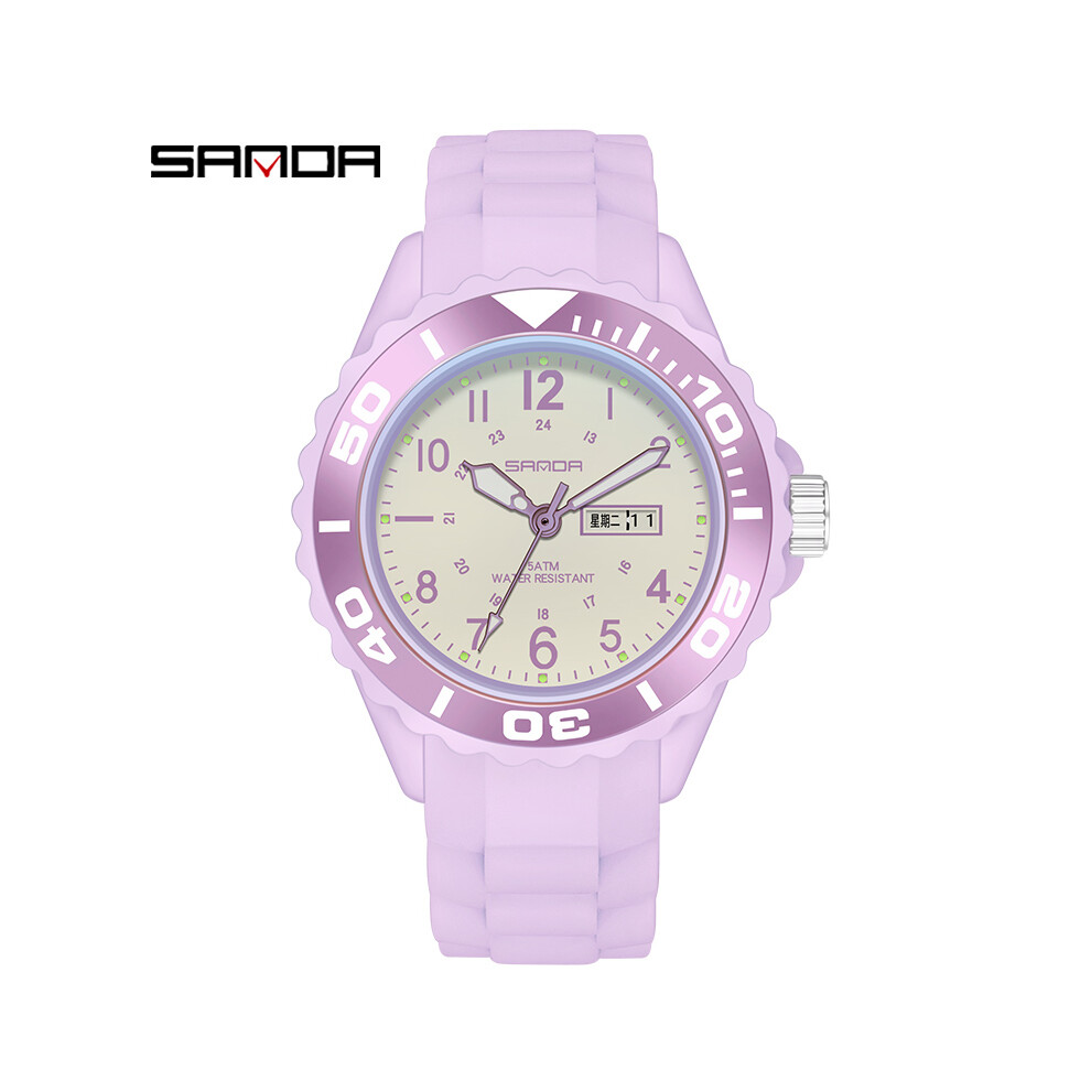(FEMMES 8) SANDA 1053 9005 Montres de couple pour hommes et femmes Montres-bracelets à quartz Affaires