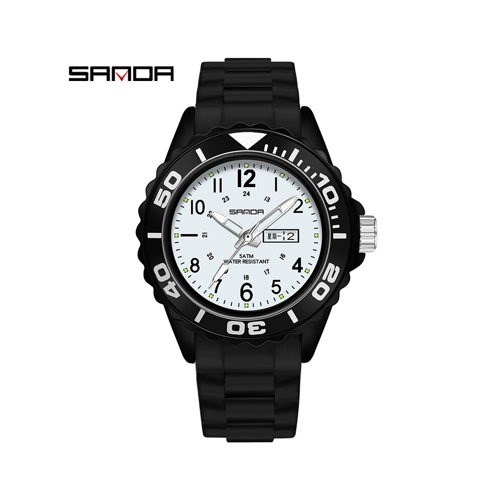 (FEMMES 2) SANDA 1053 9005 Montres de couple pour hommes et femmes Montres-bracelets à quartz Affaires