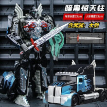 (10)Transformers Toy Cool New Movie Édition agrandie Optimus Prime Bumblebee Hercules Garage Kit Modèle