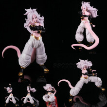(Girl Buu)SHF Dragon Ball-figuur Majin Buu Android #21 Beweegbare gewrichten PVC-actiefiguurcollectie