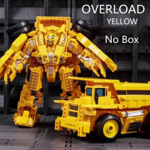 (YS-8B1( No Box))AOYI SS Devastator KO TF5 Metal Overload Roaring Roll Constru Vehicle Bonecrusher Deformation