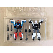 (Sans boîte) Jouets de transformation 2 pièces/ensemble TT HF01 HF-01 Smokescreen Prowl Red Speed White