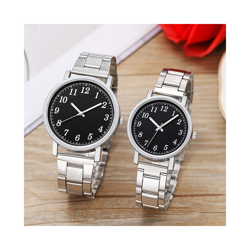 (BK) Lot de 2 montres de couple pour amoureux, marque de luxe, sport, élégantes, pour femmes et hommes
