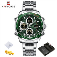 (SSGN-BOX) Neue NAVIFORCE Fashion Military Uhren für Männer Luxus Original Sport Chronograph Uhr Wasserdicht