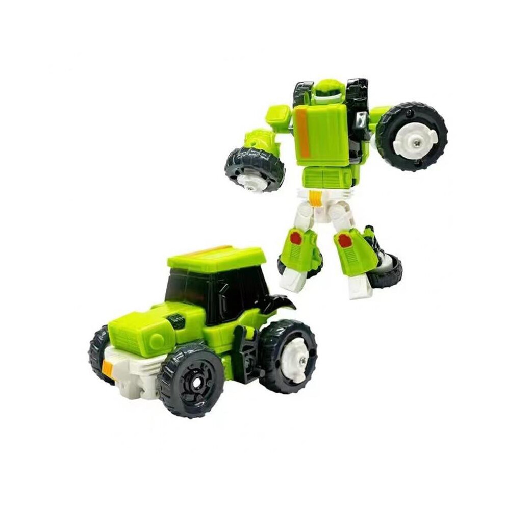 (Vert clair) Jouet robot pour enfant à collectionner Robot transformable Avion Tracteur Modèle Jouet