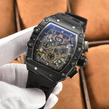 (7)Top AAA+ Luxe Richard merk herenhorloge Fly back Time Wit keramisch multifunctioneel waterdicht