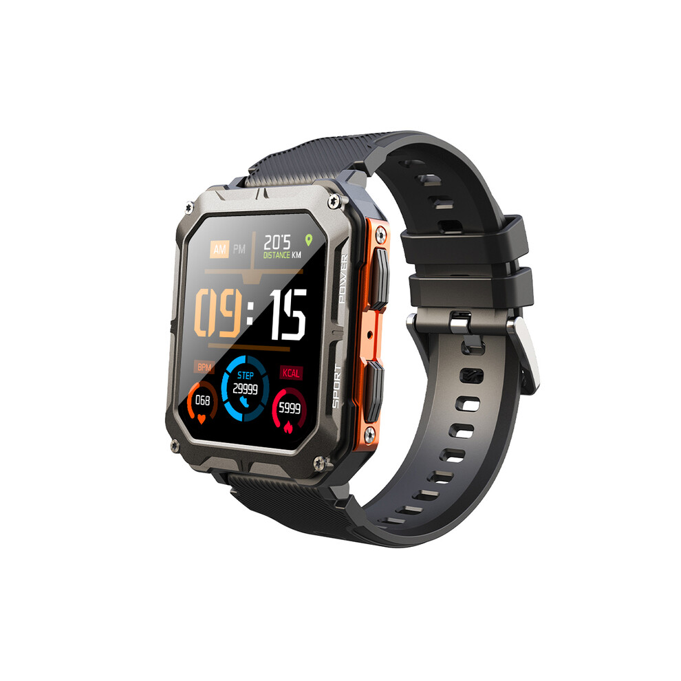 (style 7) SKMEI Montre-bracelet de natation numérique étanche 5 bars pour hommes, podomètre, chronomètre