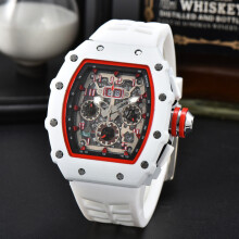 (5) Reloj para hombre con movimiento multifunción de 6 pines Richard Top AAA marca Reloj de lujo Reloj