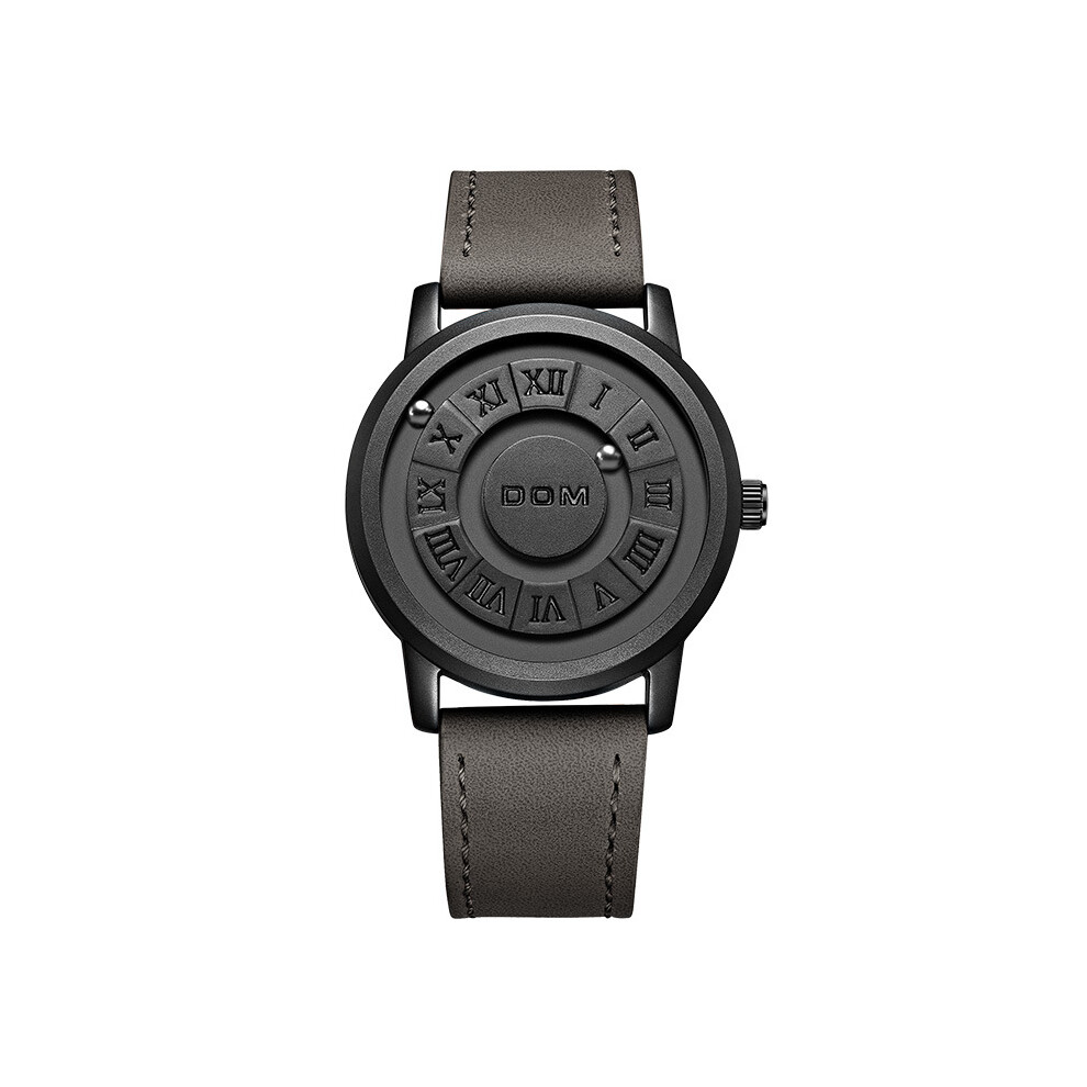 (M-1345L-1M) DOM tendance personnalité haute technologie couple montre neutre Creative roller pointer