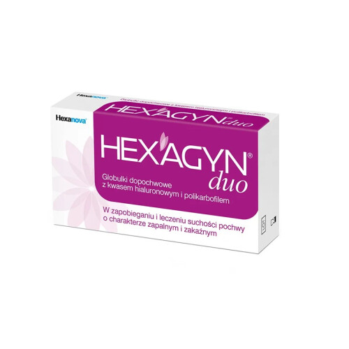 Hexagyn Duo  vaginal globules  10 pieces