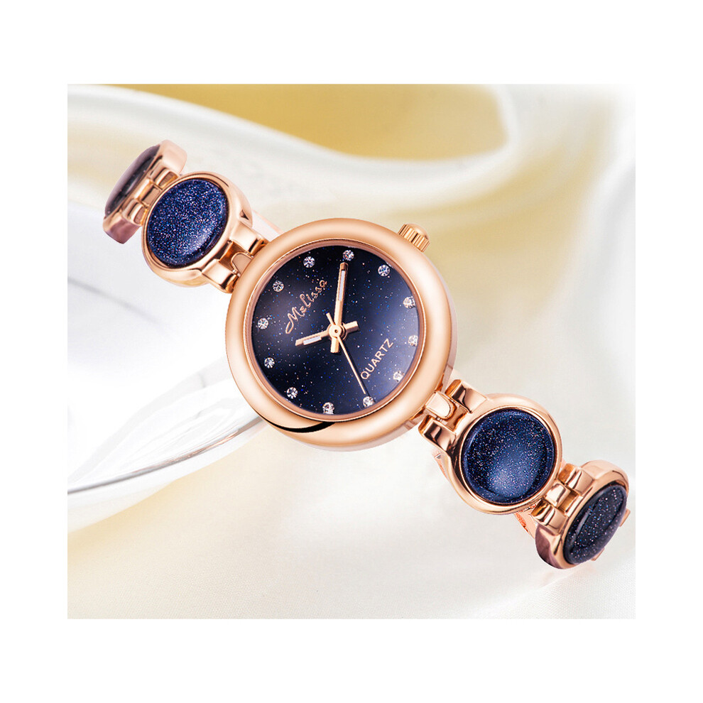 (30 mm) SOLDES !! Montre Melissa Crystal pour homme et femme à prix réduit, montre de luxe en strass