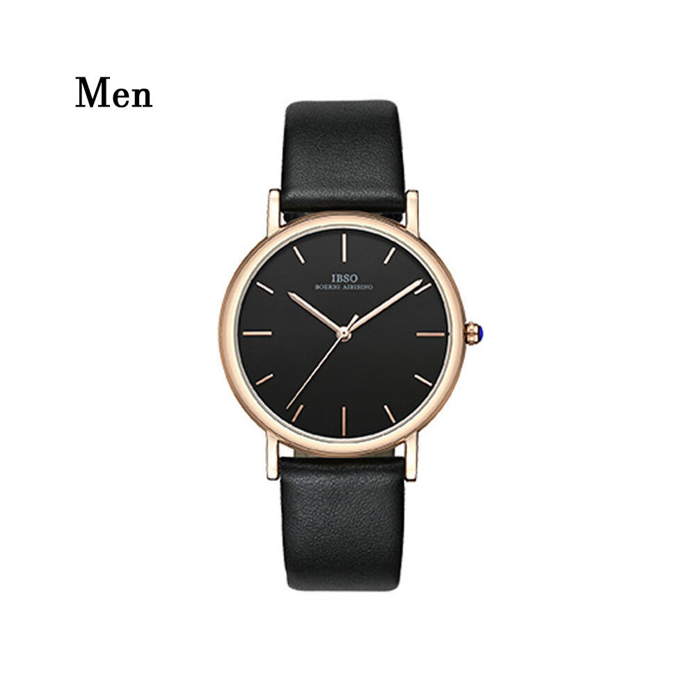 Montres originales pour couple, étanches, pour homme et femme, cadeau idéal pour amoureux, en cuir