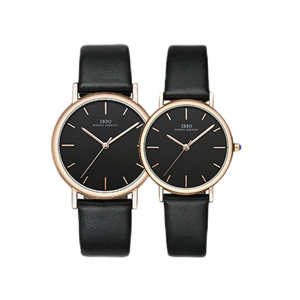 (modèles de couple) Montre de couple originale étanche pour elle et lui Ensemble de montres de paire