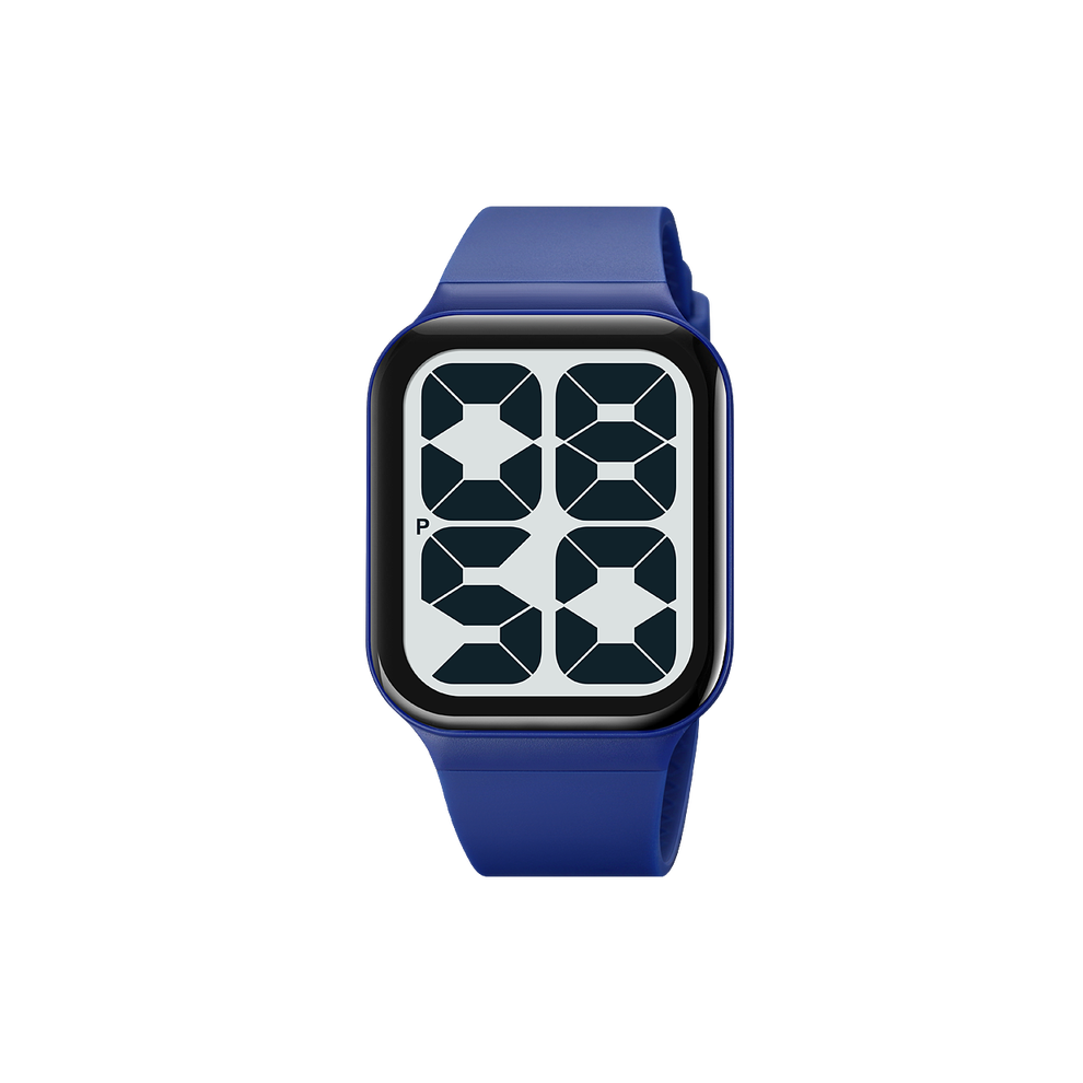 (bleu blanc) SKMEI1995 Nouveau modèle amoureux réveil montre sport rétro-éclairage montres numériques