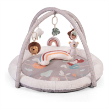 Red Kite Play Gym Padded With Hanging Toys & Tummy Time Mirror