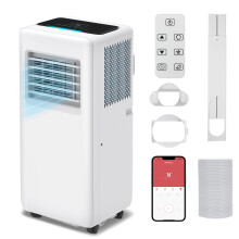 9000BTU Portable Air Conditioner 4 Modes LED Display WIFI Remote Timer