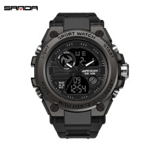 (Schwarz) SANDA Marke G Style Männer Digitaluhr Shock Military Sportuhren Mode wasserdicht elektronisch