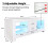 Dripex 130cm LED TV Unit with Drawer and Shelves 3