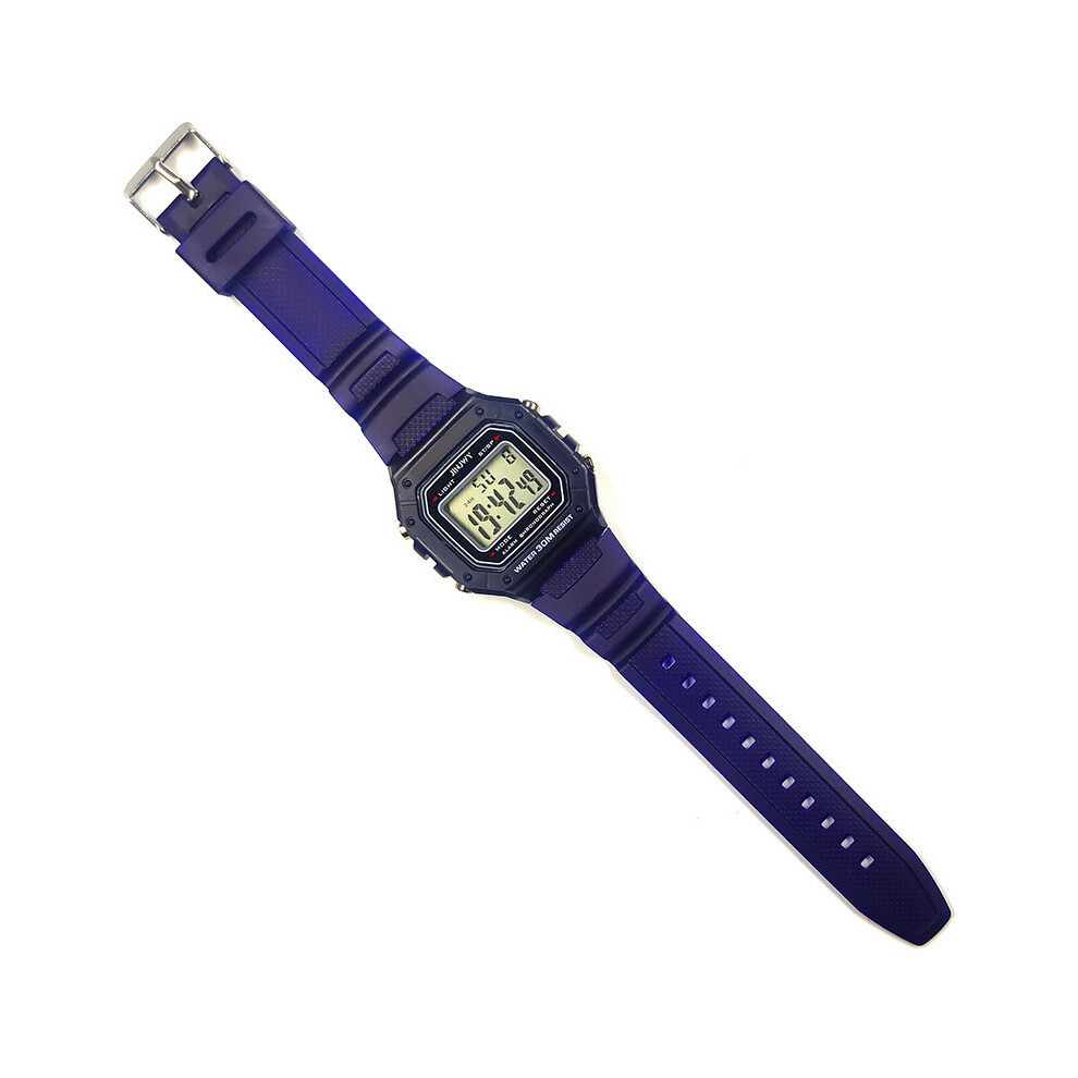 Montres-bracelets numériques pour hommes (bleu) - Sport - Vert armée - Montres de luxe à LED - Horloge