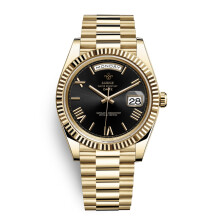 (Goud Zwart) LGXIGE Origineel Casual Merk Horloge Heren Top Luxe Roestvrij Staal 3atm Waterdicht dag/datum