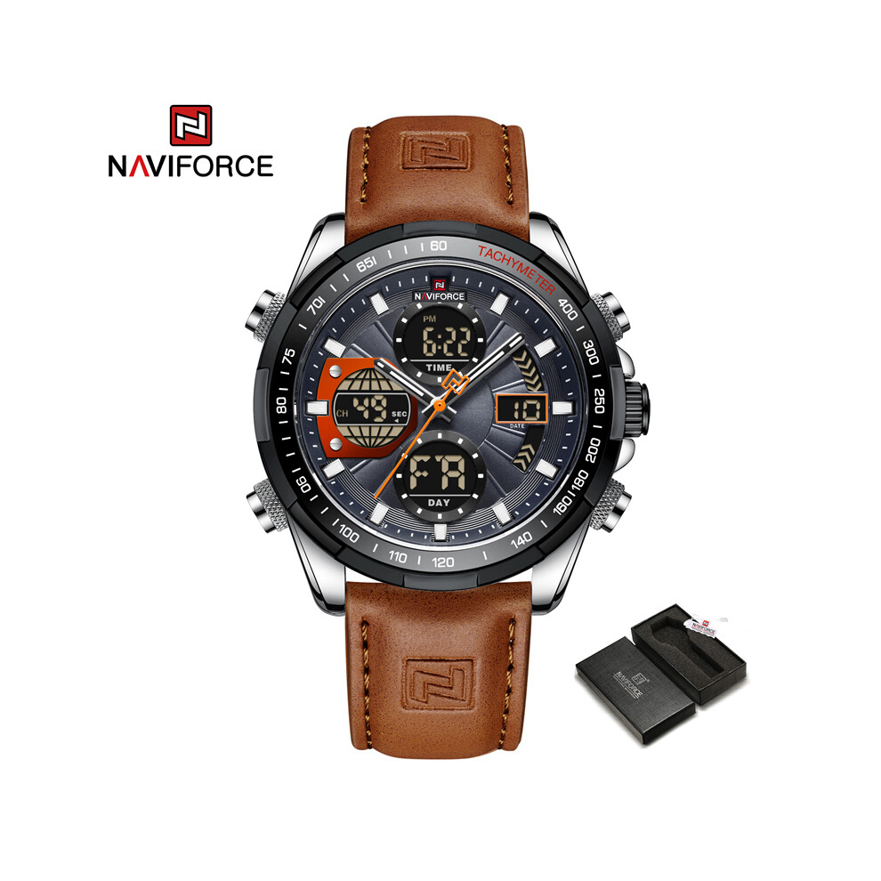 (Avec Box2) Nouvelles montres pour hommes en cuir pour hommes montre de sport militaire étanche montre-bracelet