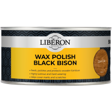 Liberon 069972 Wax Polish Black Bison Dark Oak 500ml