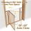 Dripex Safety Stair Gate 75-82cm Wood Pattern Color 6